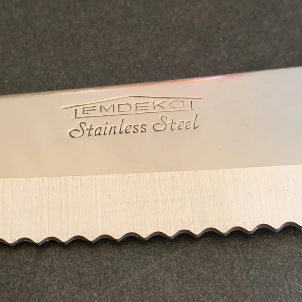 Emdeko Stainless Steel serated knife fork set